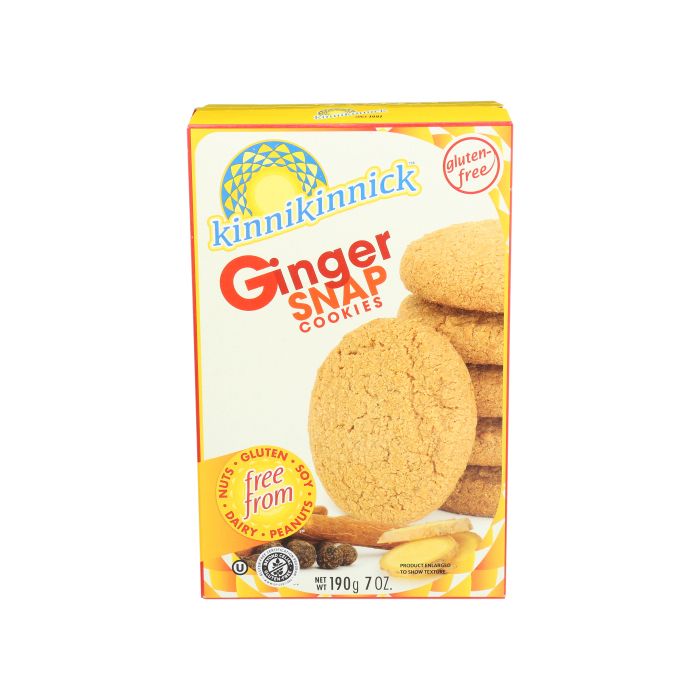 KINNIKINNICK: Ginger Snap Cookies, 7 oz