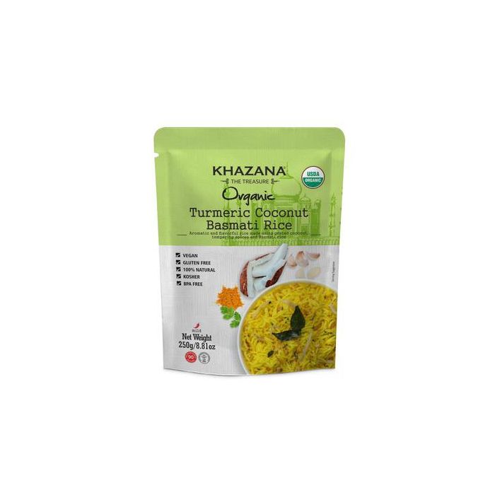 KHAZANA: Rice Basmati Ccnt Rte, 8.81 oz