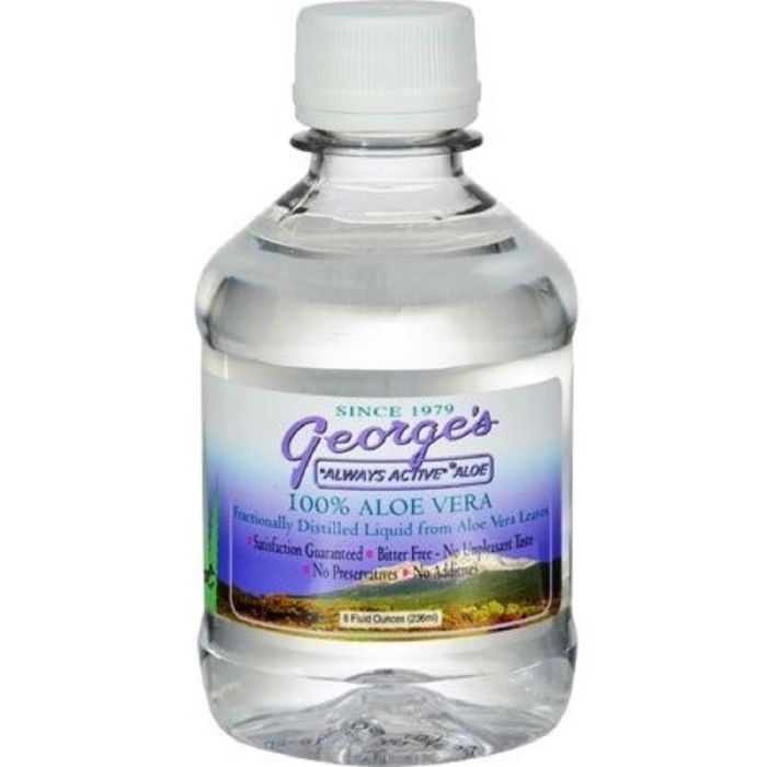 GEORGE'S: 100% Aloe Vera Liquid, 8 oz