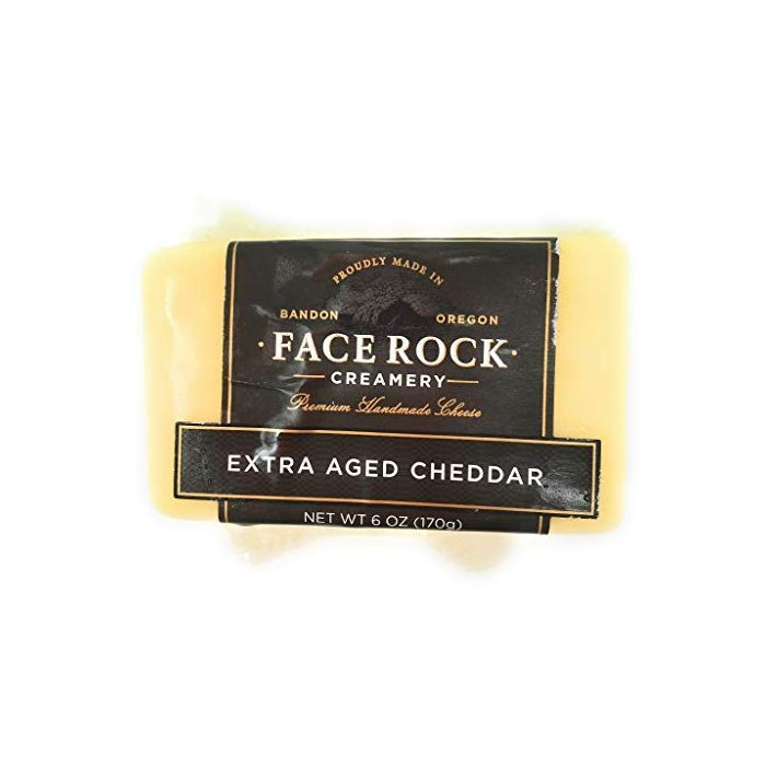 FACE ROCK: Extra Aged Cheddar Cheese, 6 oz