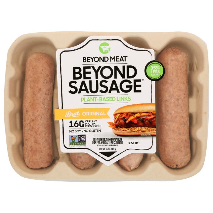 BEYOND MEAT: Beyond Sausage Brat Original Plant Based Links, 14 oz