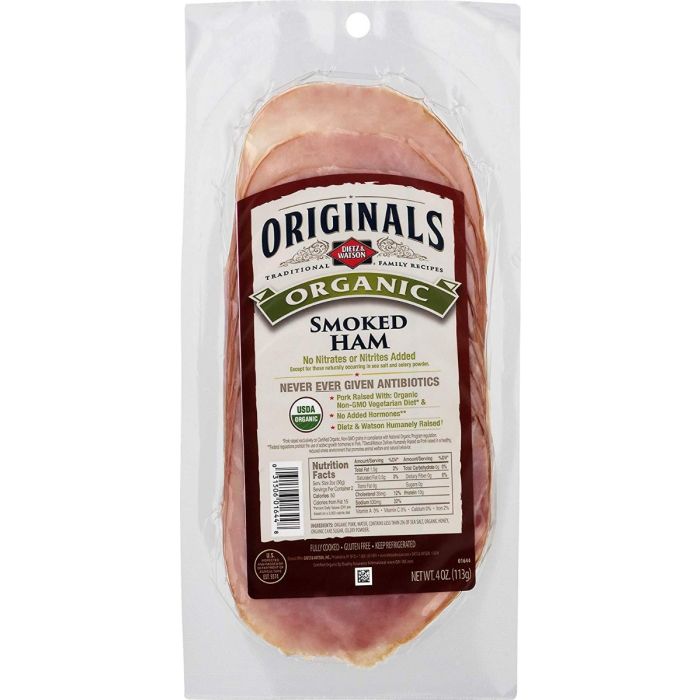 DIETZ AND WATSON: Pre-Sliced Smoked Ham, 4 oz