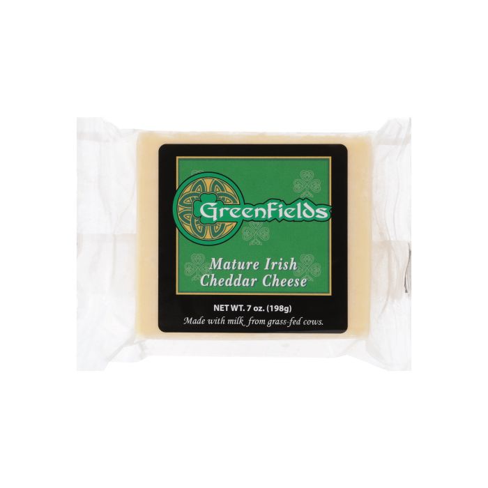 GREENFIELDS: Cheese Cheddar Mature Irish Aged, 7 oz
