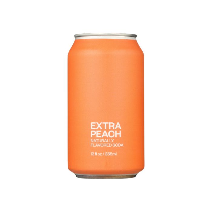 UNITED SODAS OF AMERICA: Soda Extra Peach, 12 FO