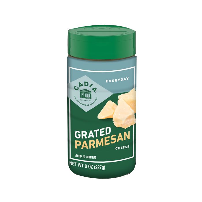 CADIA EVERYDAY: Grated Parmesan Cheese, 8 oz