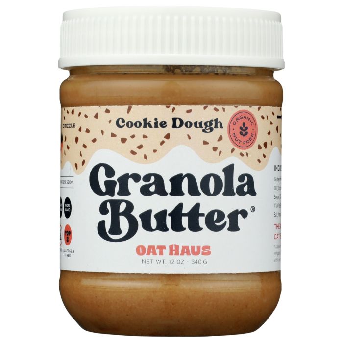 OAT HAUS: Cookie Dough Granola Butter, 12 OZ