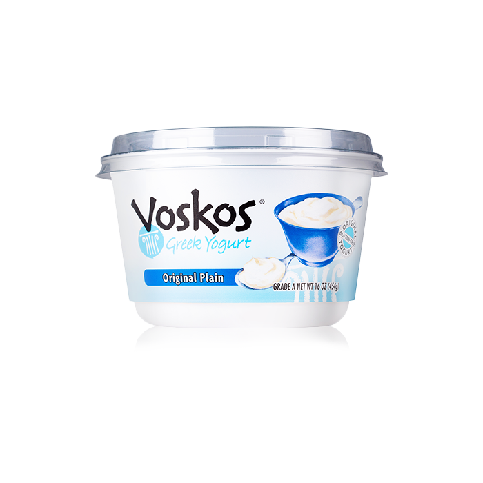 VOSKOS: Original Plain Greek Yogurt, 16 oz