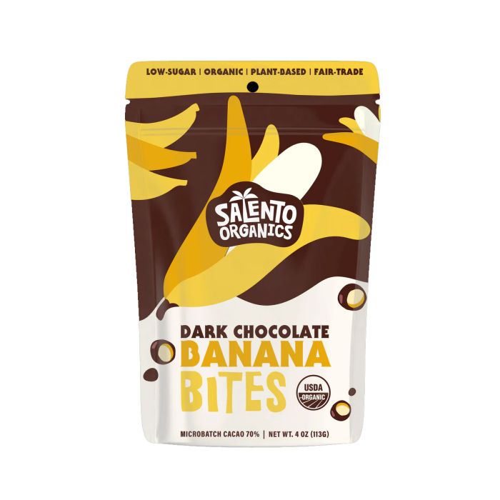 SOLENTO ORGANICS: Dark Chocolate Banana Bites, 4 oz