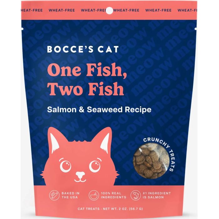 BOCCES CAT: Crunchy Cat Treats One Fish Two Fish, 2 oz
