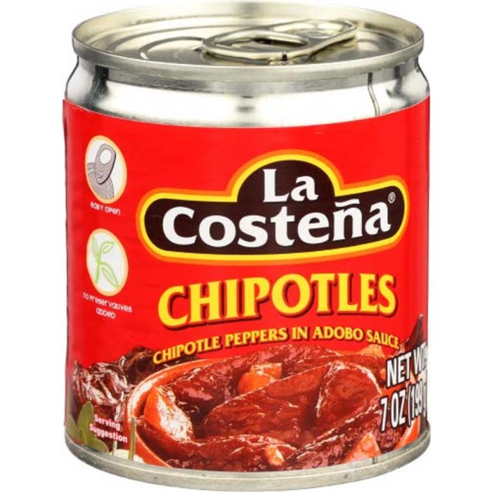 LA COSTEÑA: Chipotles Peppers in Adobo Sauce, 7 oz