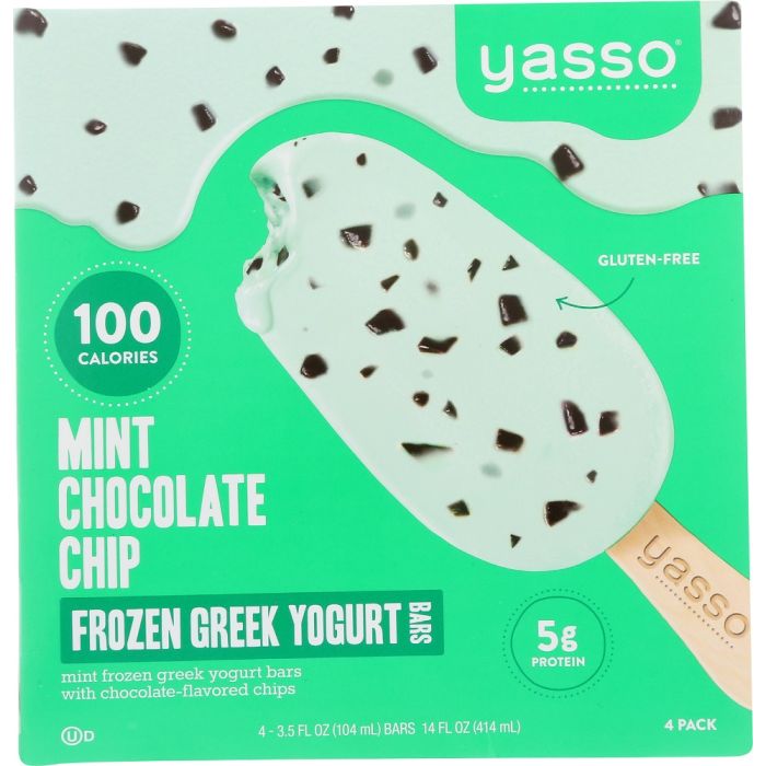 YASSO: Mint Chocolate Chip Greek Yogurt Bar, 14 oz