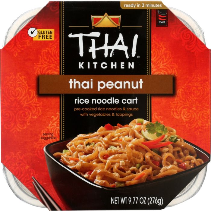 THAI KITCHEN: Rice Noodle Cart Thai Peanut, 9.77 oz