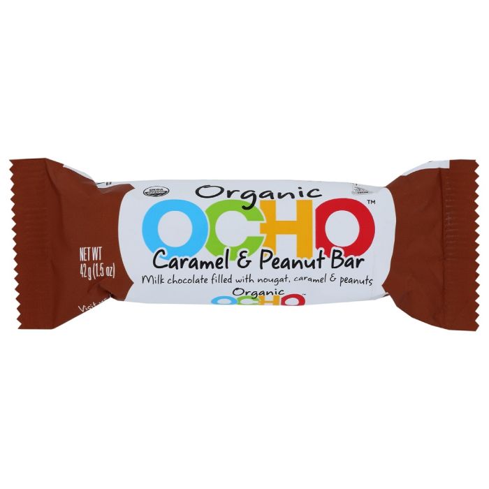 OCHO: Organic Caramel and Peanut Bar, 1.5 oz