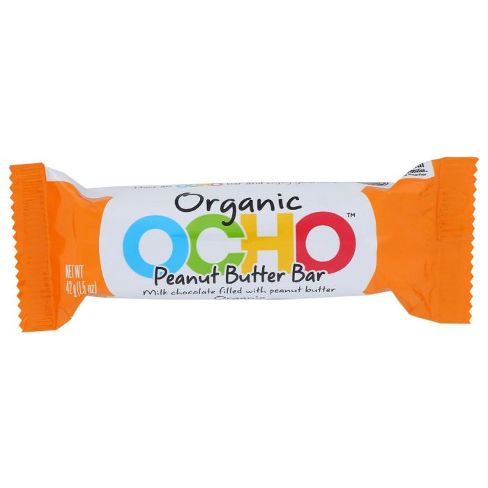 ORGANIC OCHO CANDY: Peanut Butter Bar, 1.5 oz