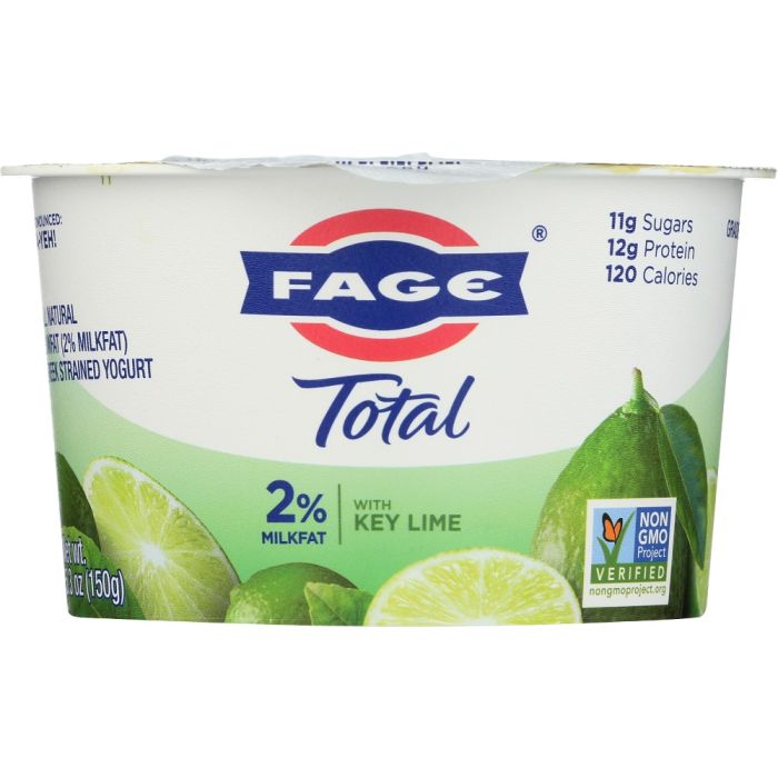 FAGE: Total 2% Lowfat Yogurt with Key Lime, 5.3 oz