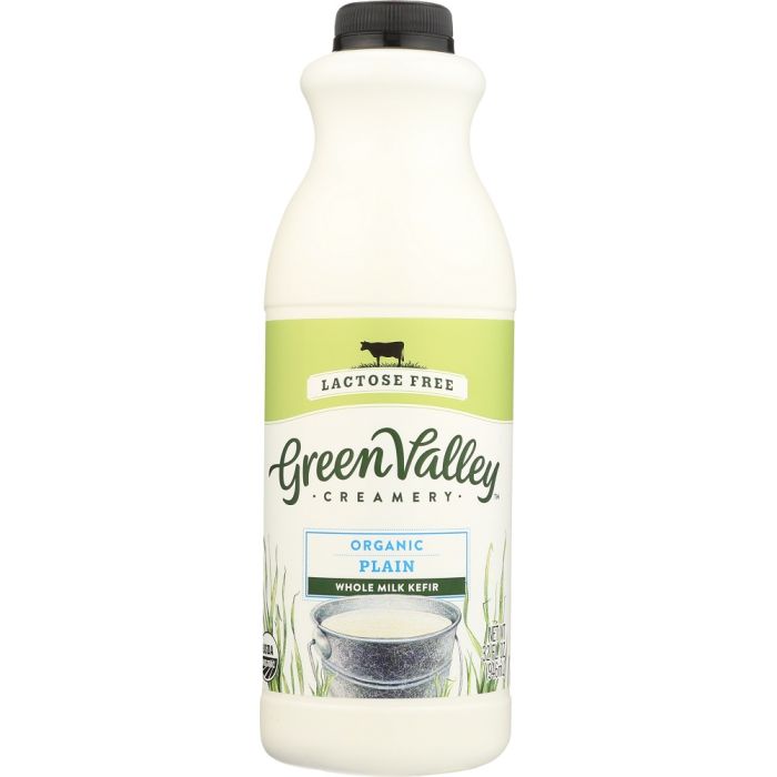 GREEN VALLEY CREAMERY: Organic Plain Whole Milk Kefir, 32 oz