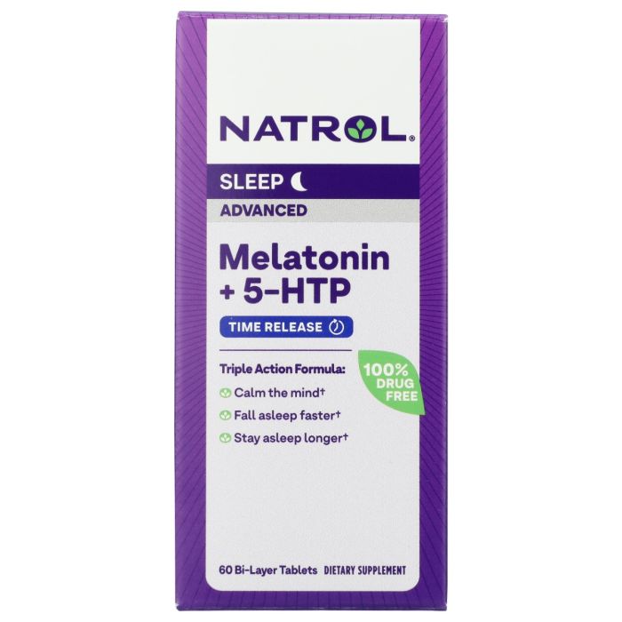 NATROL: Melatonin 5 HTP, 60 tb