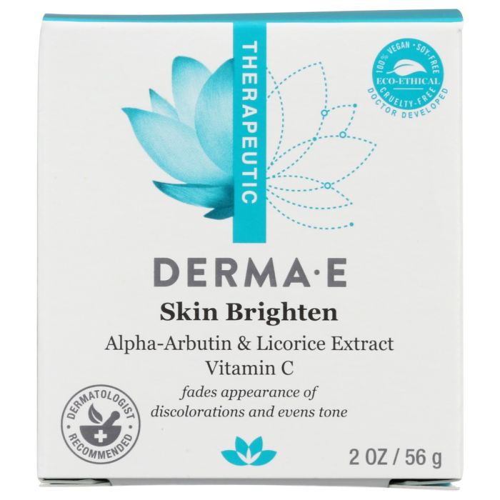 DERMA E: Skin Brighten Creme, 2 oz