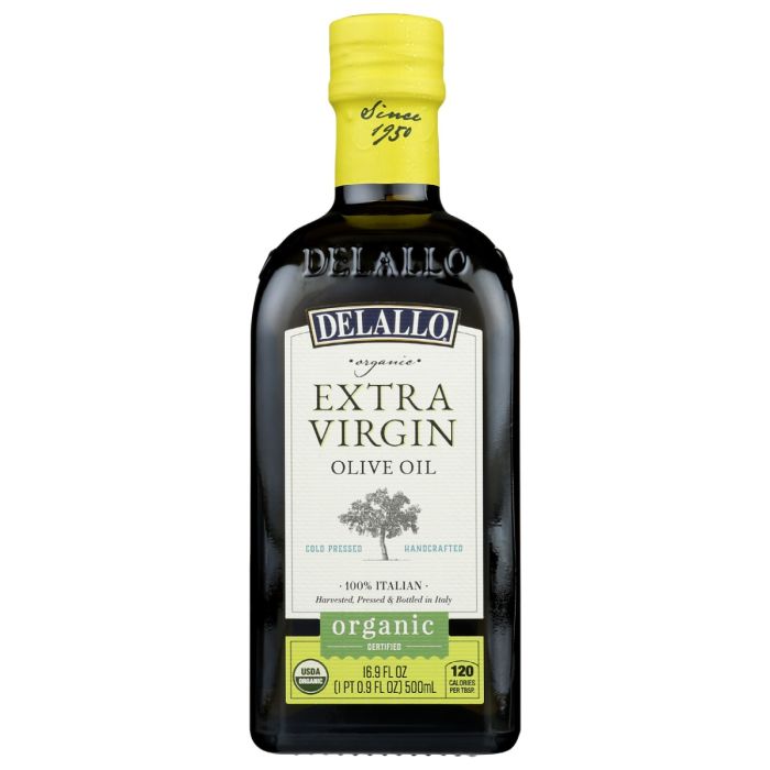 DELALLO: Extra Virgin Olive Oil, 16.9 oz