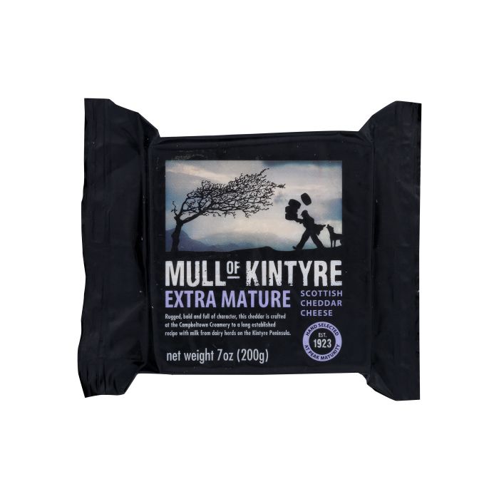 MULL OF KINTYRE: Extra Mature Scottish Cheddar Cheese, 7 oz