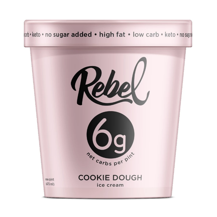 REBEL: Ice Cream Cookie Dough, 1 pt