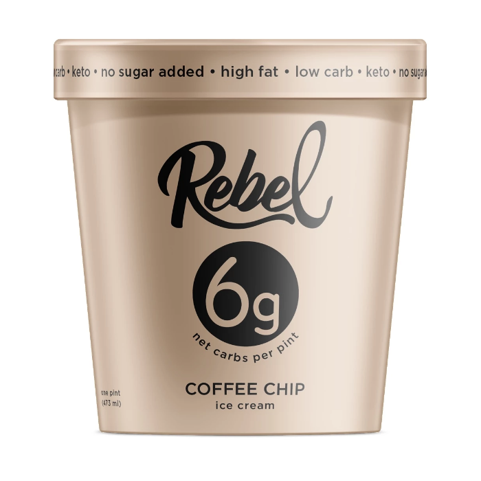 REBEL: Ice Cream Coffee Chip, 1 pt