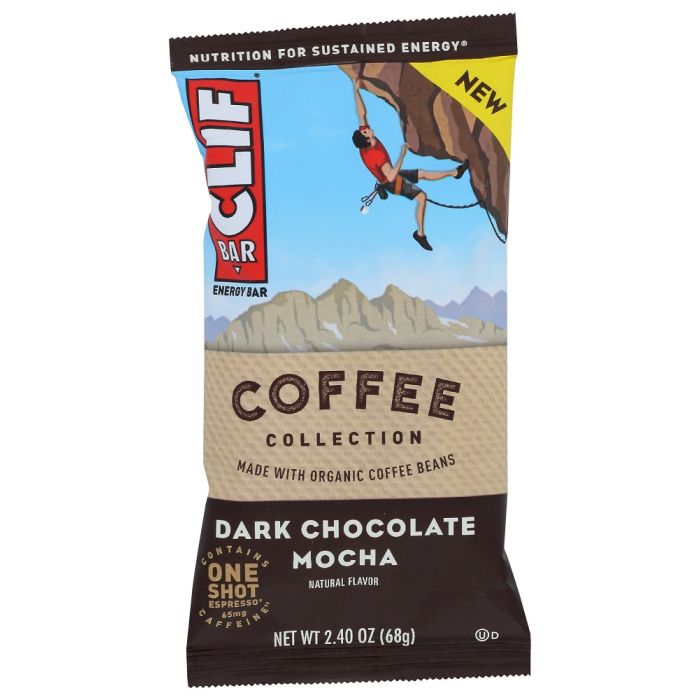 CLIF BAR: Dark Chocolate Mocha Energy Bar, 2.40 oz