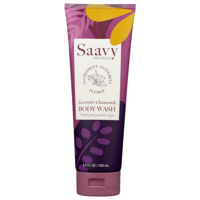 SAAVY NATURALS: Wash Body Lavender Chamomile, 8.5 fo