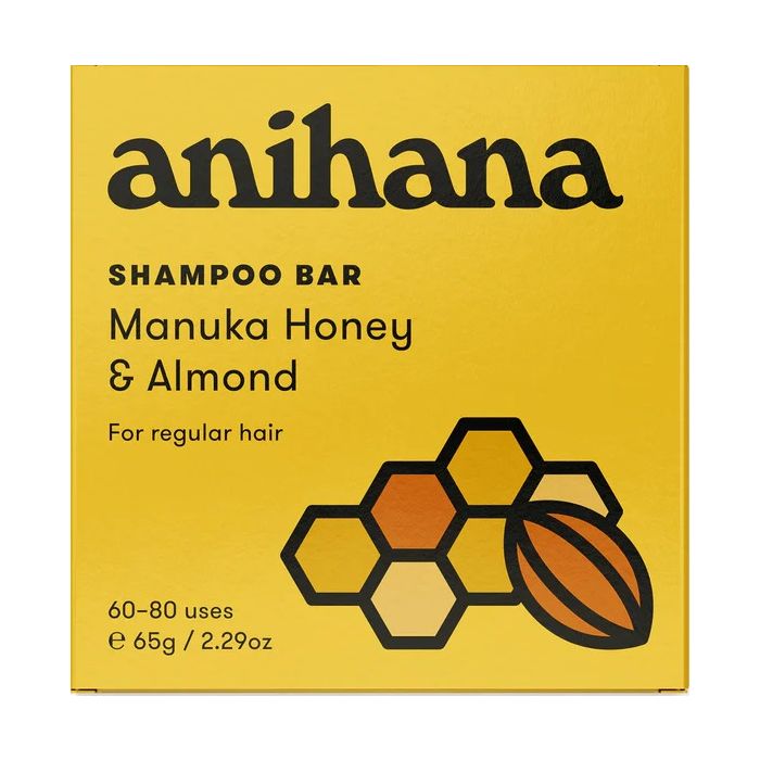 ANIHANA: Manuka Honey and Almond Shampoo Bar, 65 gm