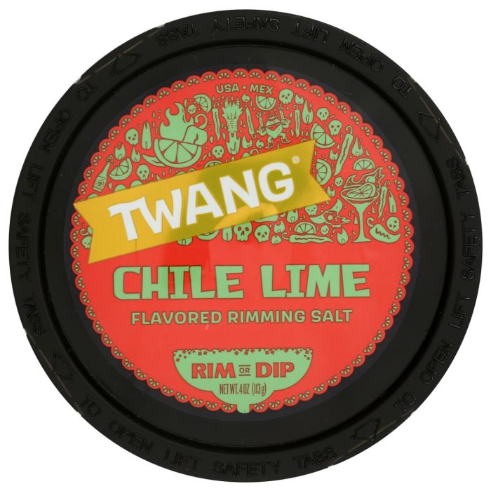 TWANG: Chile Lime Flavored Rimming Salt, 4 oz