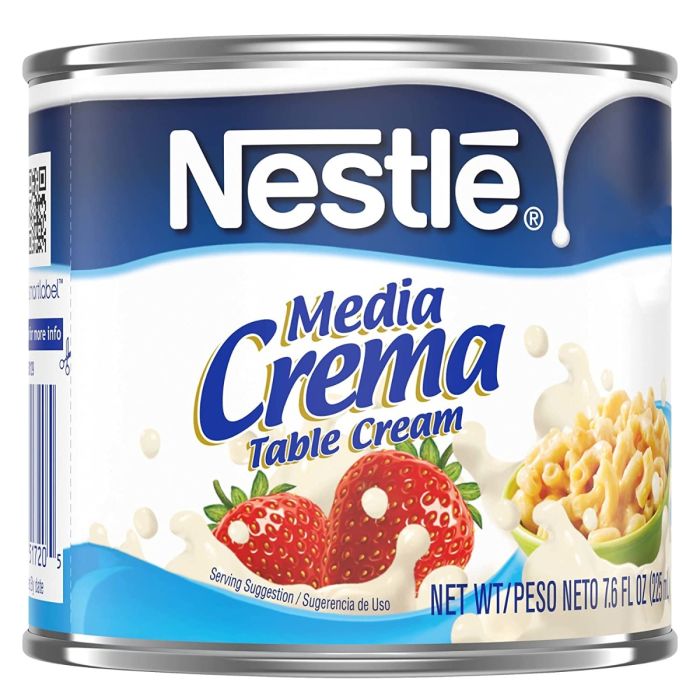 NESTLE: Media Crema Table Cream, 7.6 oz