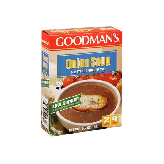 GOODMANS: Low Sodium Onion Soup & Dip, 2.75 oz