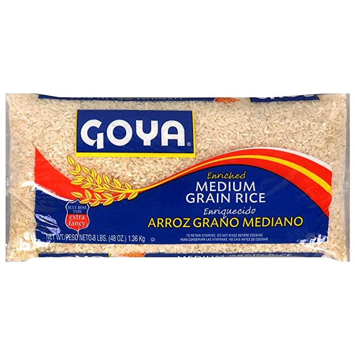 GOYA: Enriched Medium Grain Rice, 3 lb