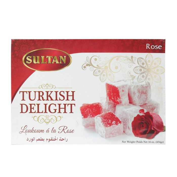 SULTAN: Turkish Delight Rose Candy, 16 oz