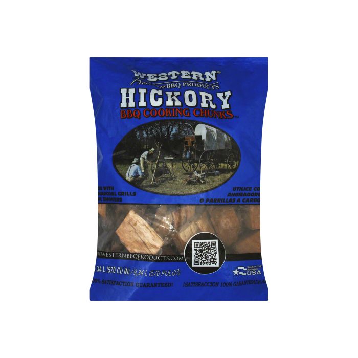 WESTERN: Hickory Bbq Cooking Chunks, 10 lb