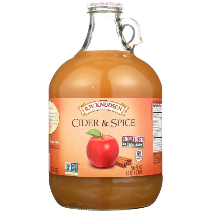 RW KNUDSEN FAMILY: Cider & Spice Juice, 96 fo