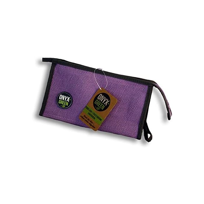 ONYX & GREEN: Purple Pencil Pouch, 1 ea