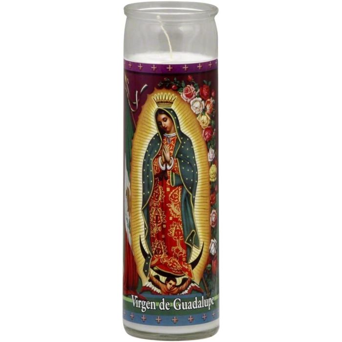 ST JUDE: Virgin De Guadalupe Candle, 1 ea