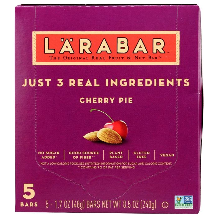 LARABAR: Cherry Pie 5 Count Bars, 8.5 oz