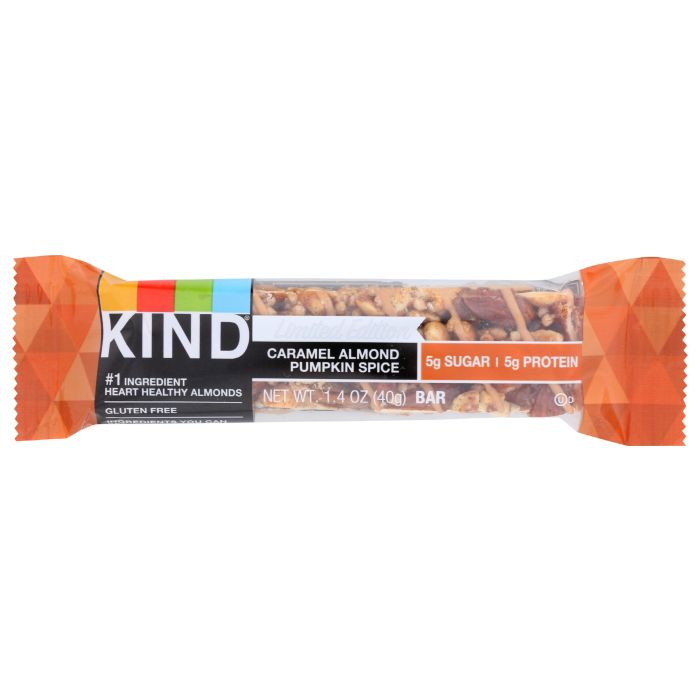 KIND: Caramel Almond Pumpkin Spice Bar, 1.4 oz