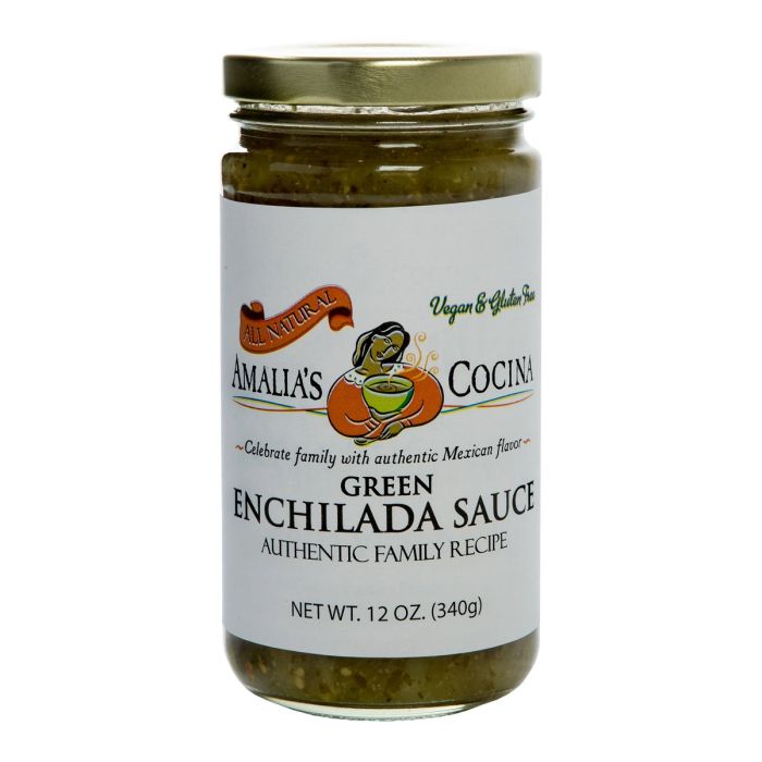AMALIAS COCINA: Green Enchilada Sauce, 12 oz