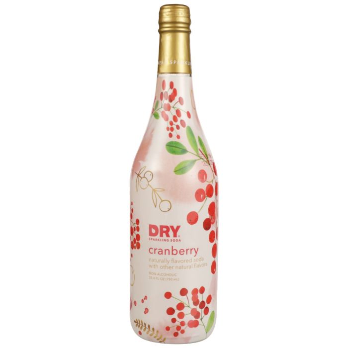 DRY SODA: Dry Btncl Crnbry, 750 ml
