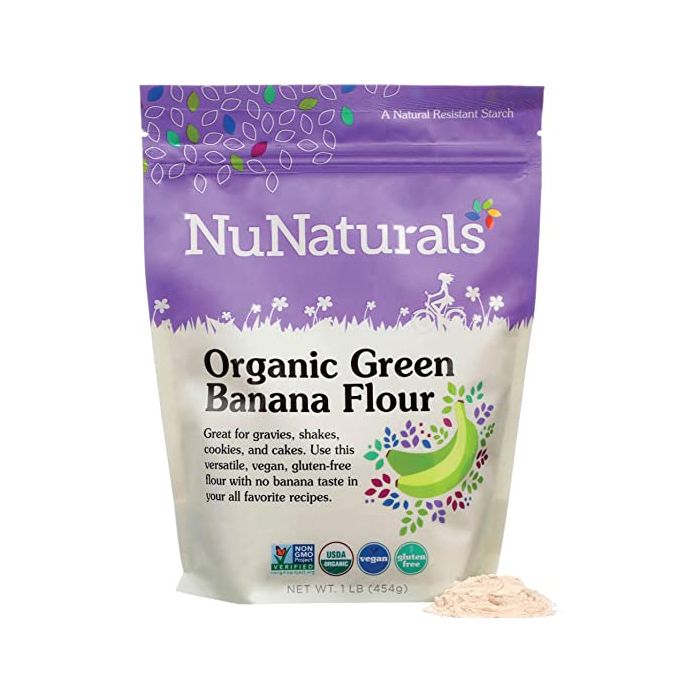 NUNATURALS INC: Organic Green Banana Flour, 1 lb