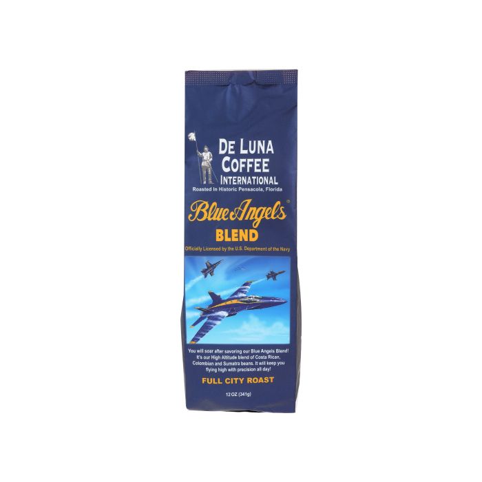 DELUNA COFFEE: Coffee Blue Angels Blend, 12 OZ