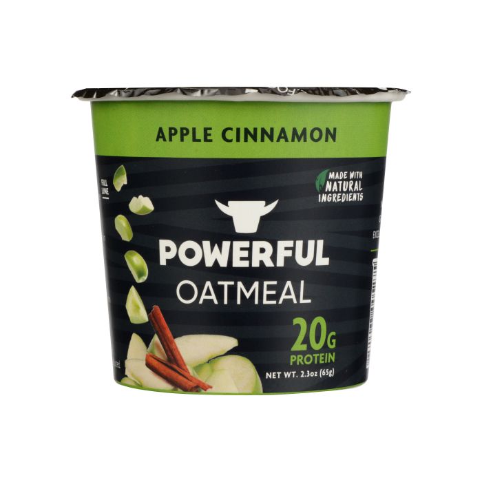 POWERFUL: Apple Cinnamon Oatmeal, 2.3 oz