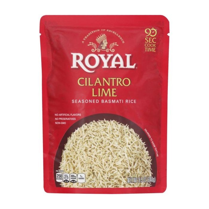 ROYAL: Cilantro Lime Seasoned Basmati Rice, 240 gm