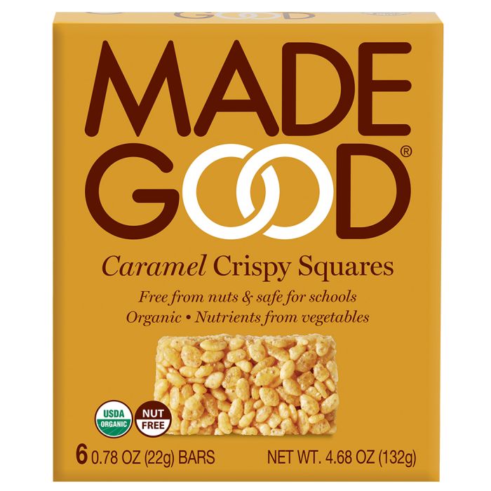 MADEGOOD: Caramel Crispy Squares, 4.68 oz