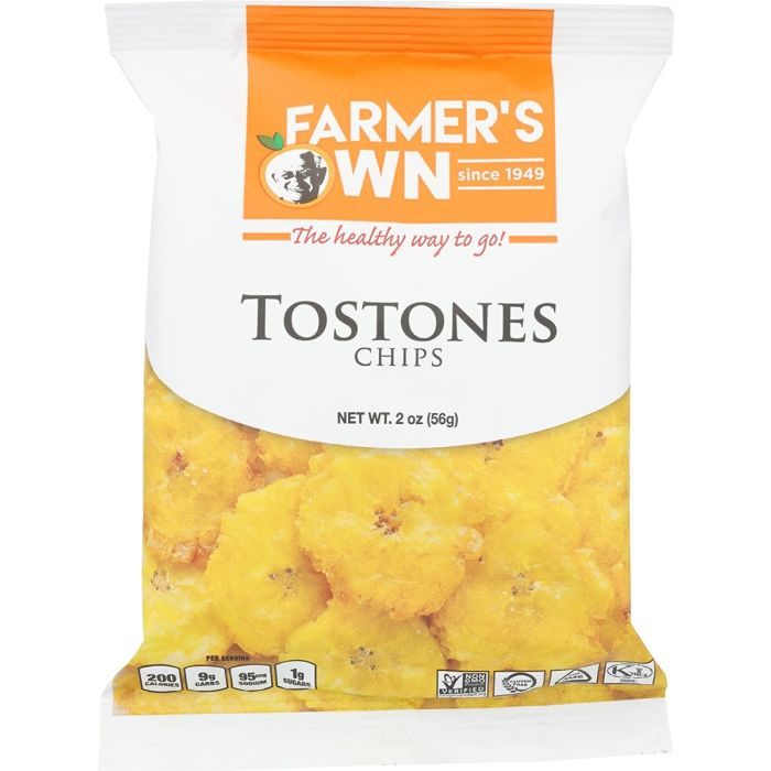 FARMERS OWN: Tostones Chips, 2 oz