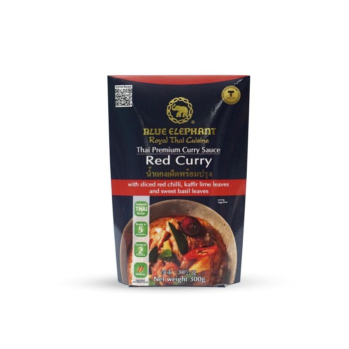 BLUE ELEPHANT ROYAL THAI CUISINE: Thai Premium Red Curry Sauce, 10.6 oz