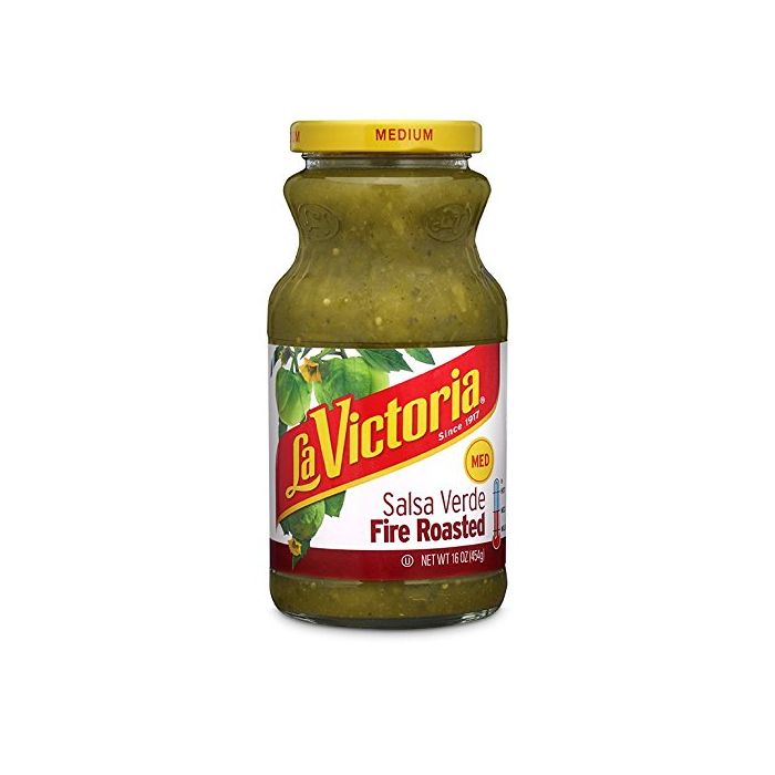 LA VICTORIA: Medium Fire Roasted Salsa Verde, 16 oz